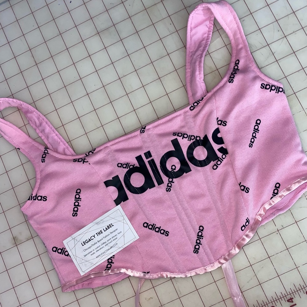 Adidas Pink Corset top